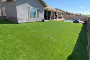 Artificial turf installation